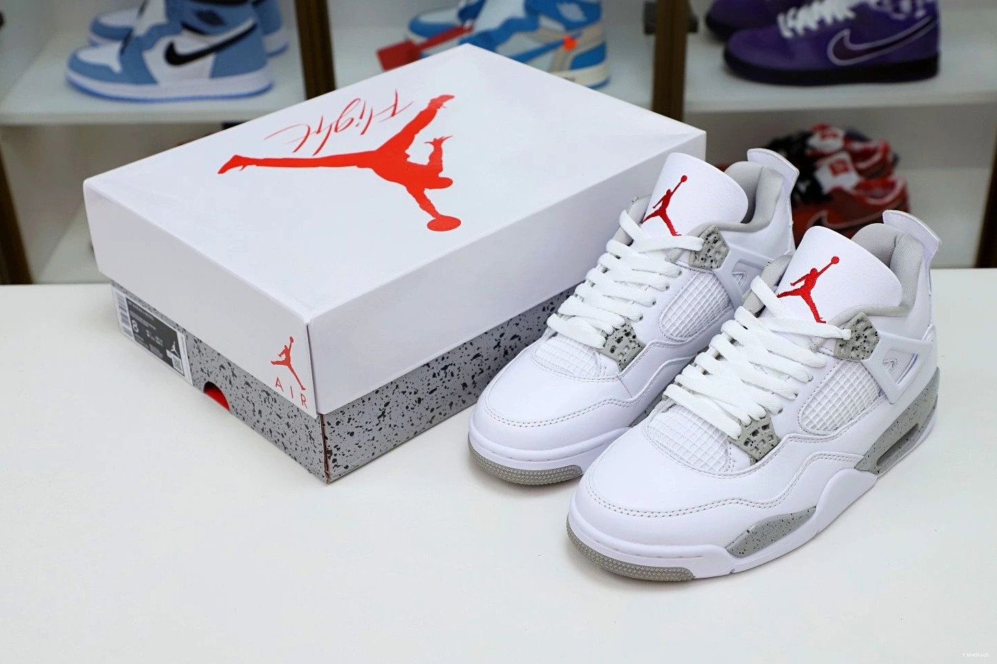 AIR JORDAN 4 'WHITE OREO' RETRO 1205